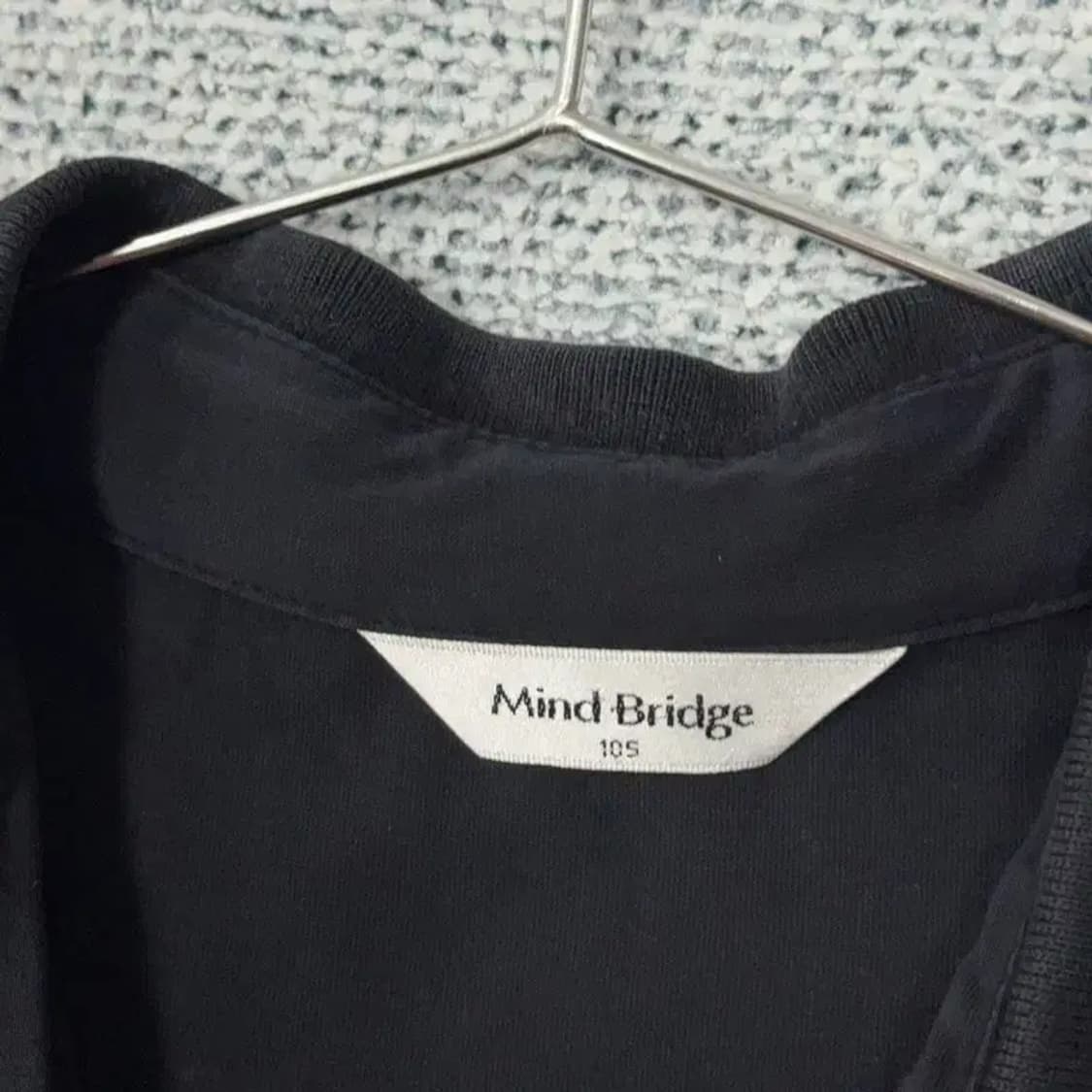 마인드브릿지 블랙 기능성 반팔 카라티 105 상품이미지3