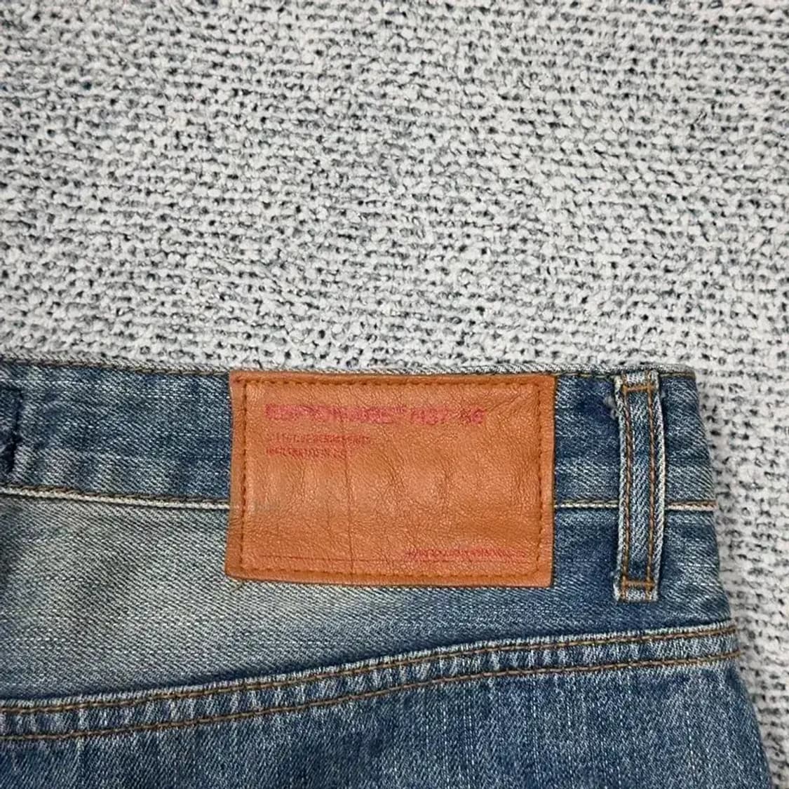 에스피오나지 워싱 데님 반바지 S 상품이미지4