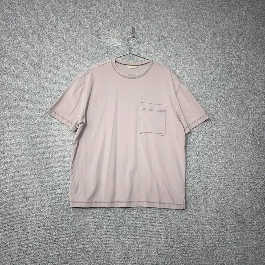 마인드브릿지 스티치 박스핏 라이오셀 반팔티 100 상품이미지1