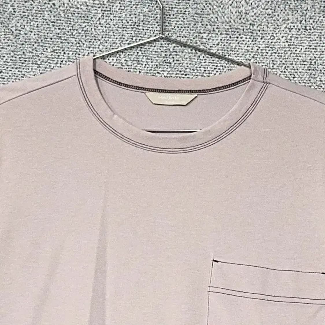 마인드브릿지 스티치 박스핏 라이오셀 반팔티 100 상품이미지3