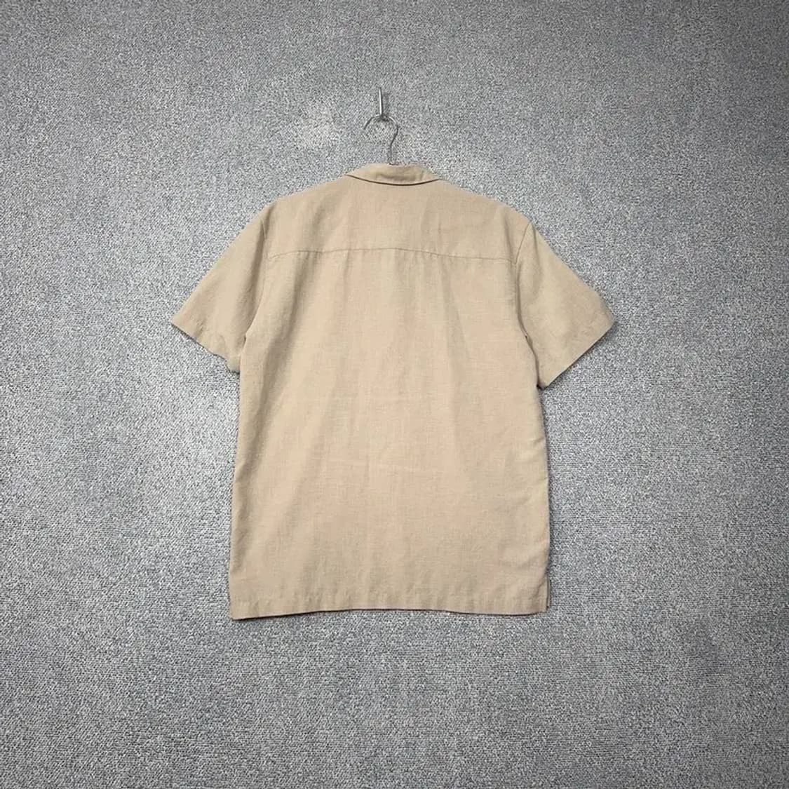 마인드브릿지 베이지 오트밀 반팔 카라티 100 상품이미지2