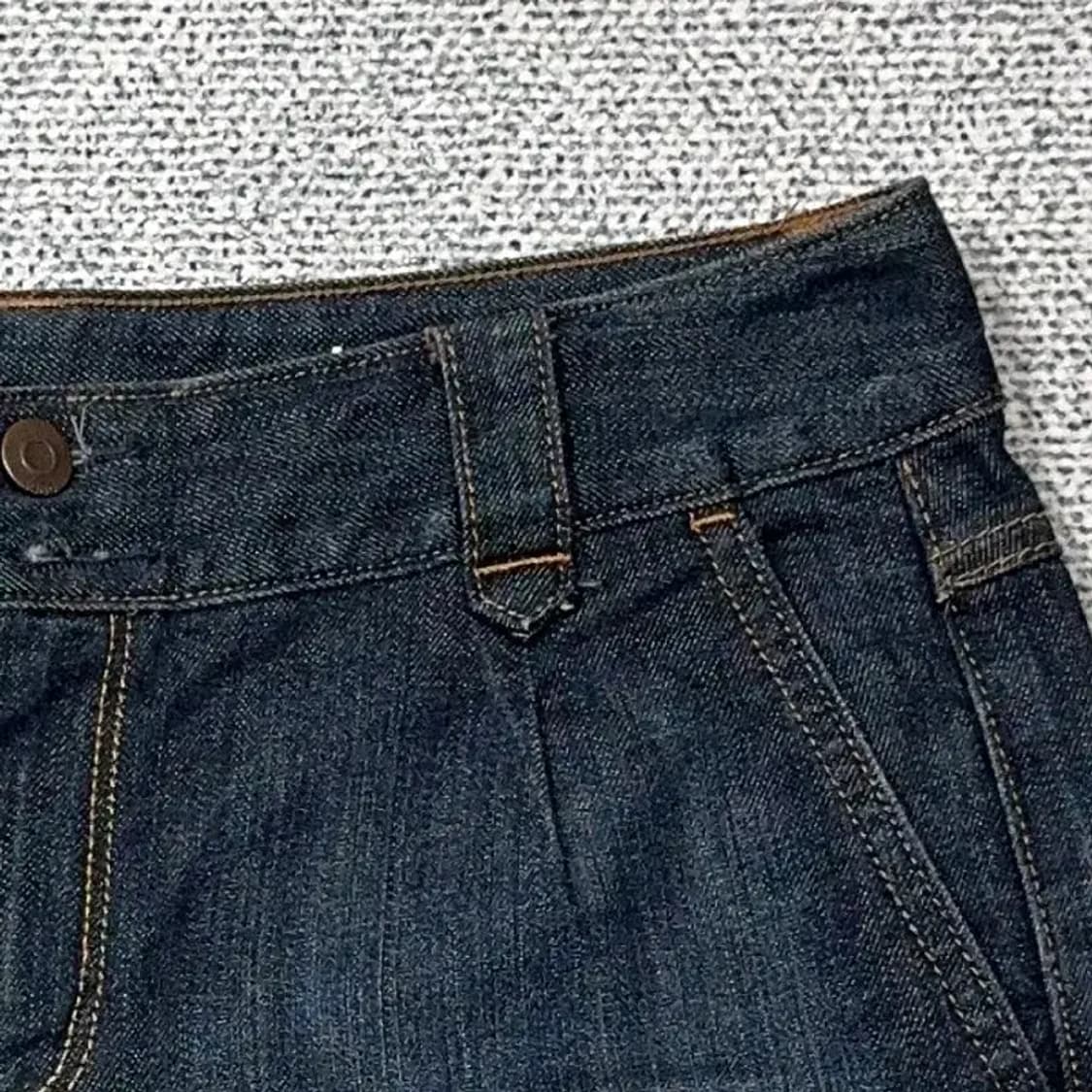 갭 진청 데님 반바지 28 상품이미지5