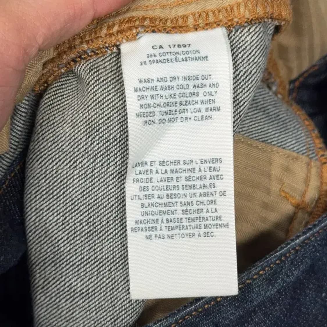 갭 진청 데님 반바지 28 상품이미지9