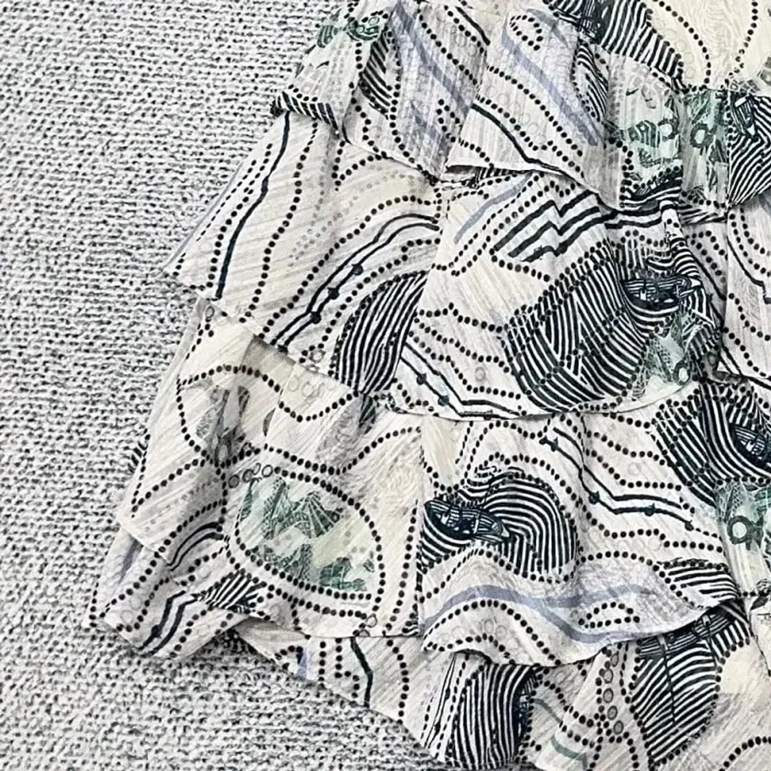 SJSJ 한섬 패턴 트로피칼 미니스커트 64-94 상품이미지4