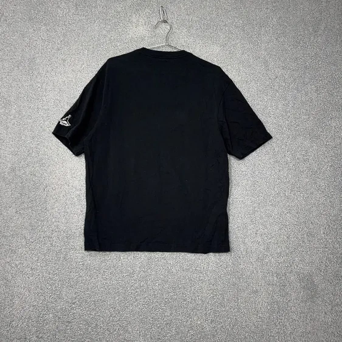 조던 블랙 자수 로고 반팔 티 L 상품이미지2