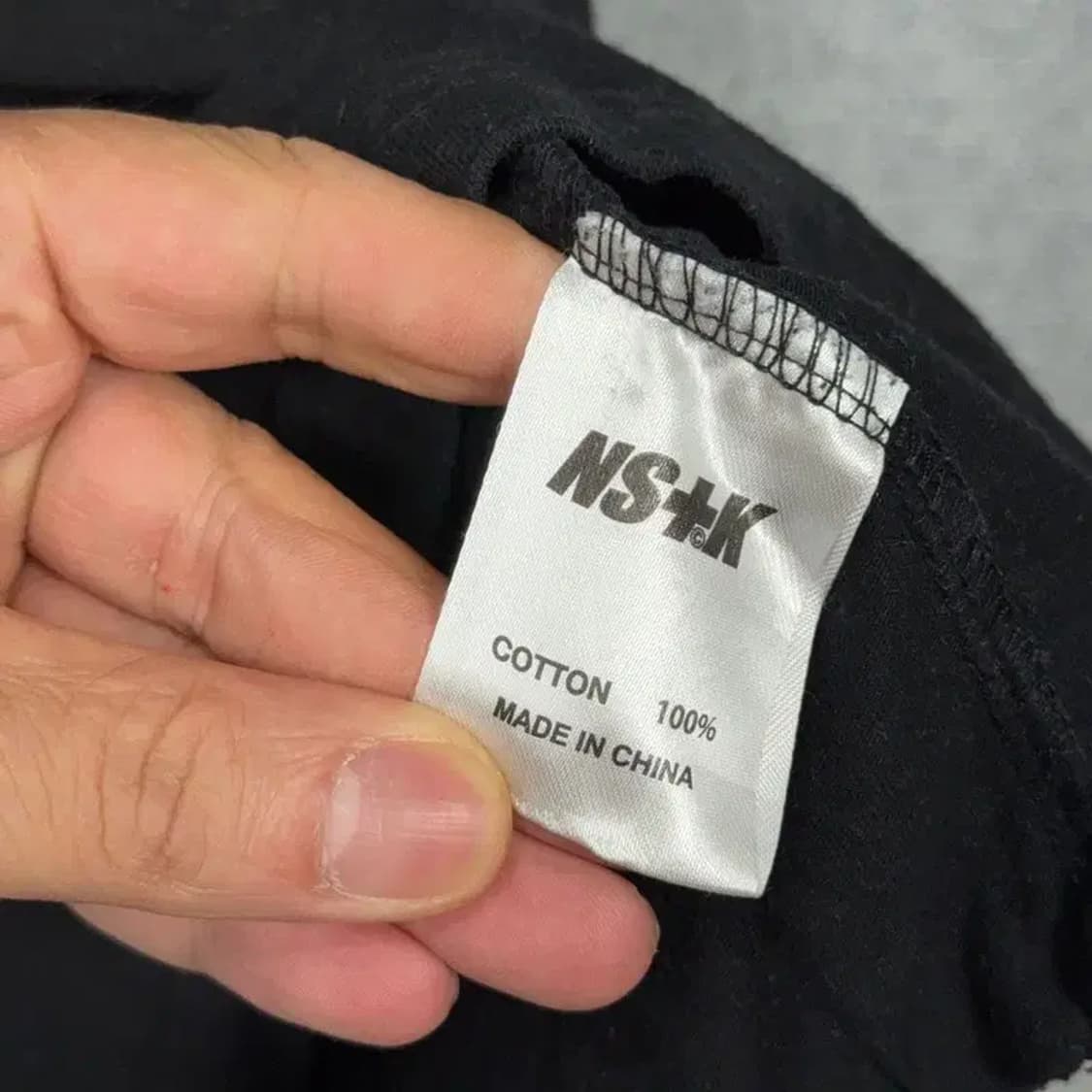 내스티킥 프린팅 블랙 반팔 티 M 상품이미지4