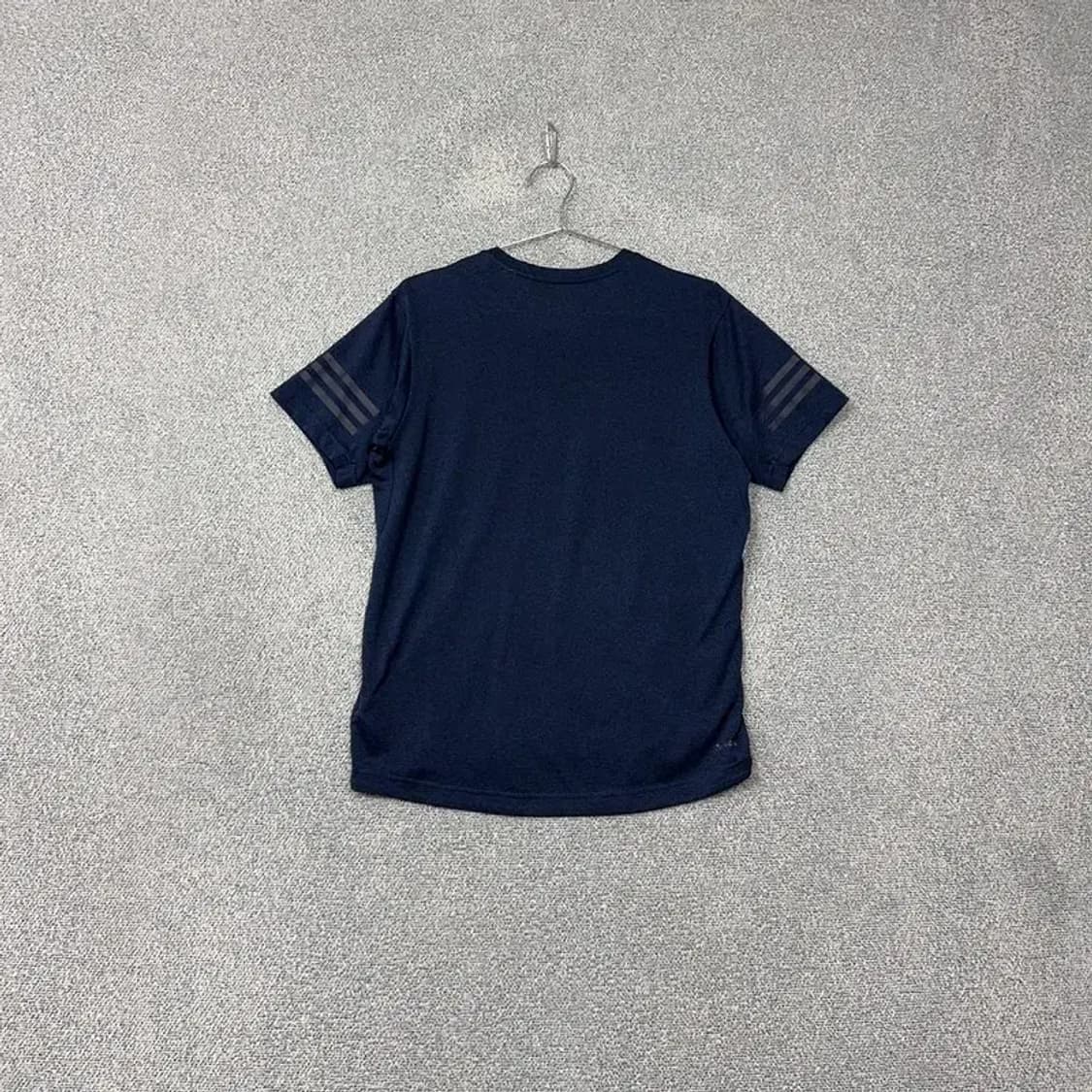 아디다스 네이비 로고 기능성 반팔 티 L 상품이미지2