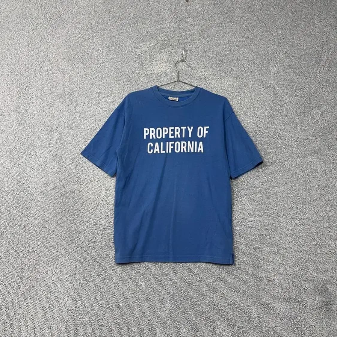 후아유 프린팅 네이비 반팔 티 M 상품이미지1