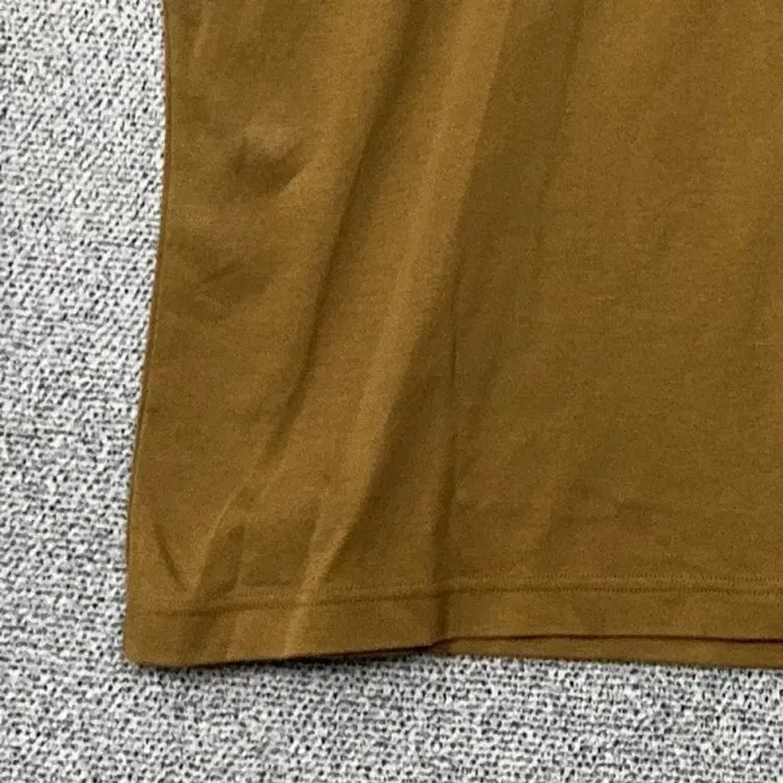 유니클로 U 오버핏 에어리즘 카멜 반팔 티 XXL 상품이미지3