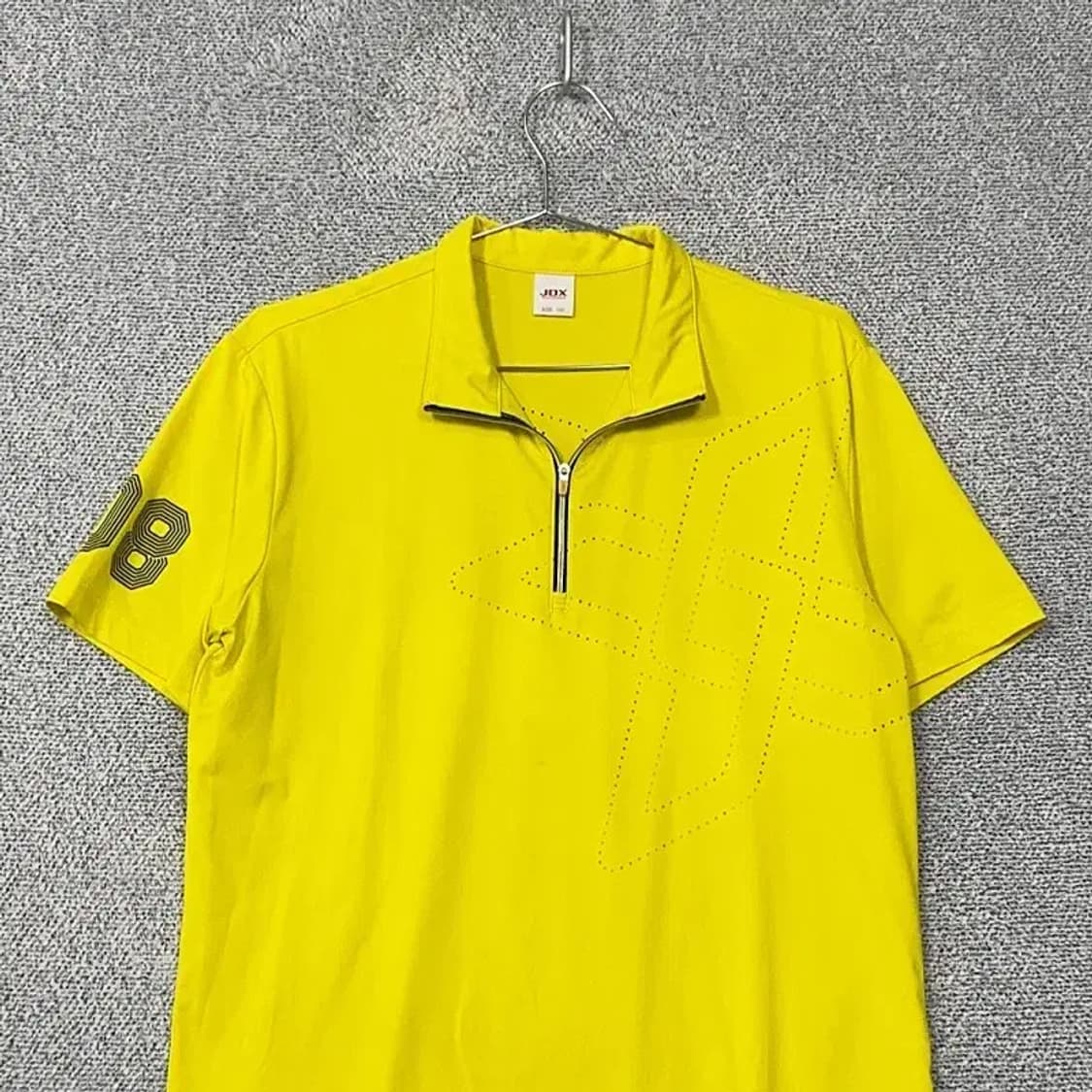 JDX 골프 남성 반집업 옐로우 카라티 100 상품이미지3