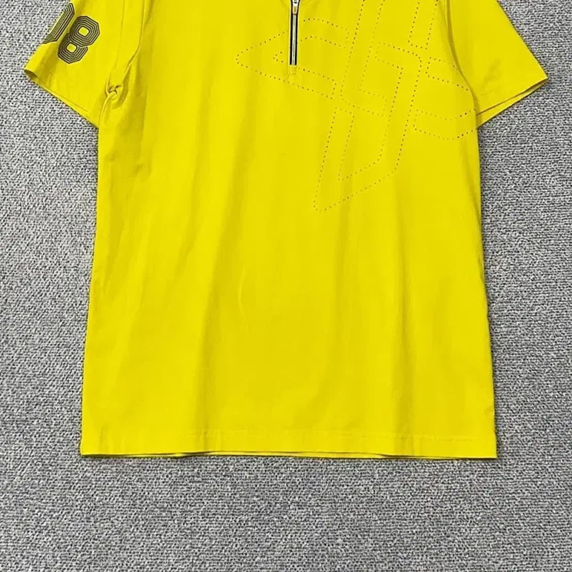 JDX 골프 남성 반집업 옐로우 카라티 100 상품이미지4