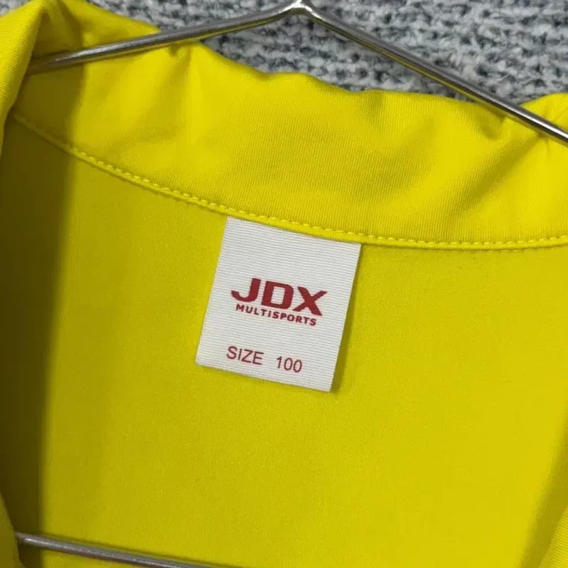 JDX 골프 남성 반집업 옐로우 카라티 100 상품이미지5