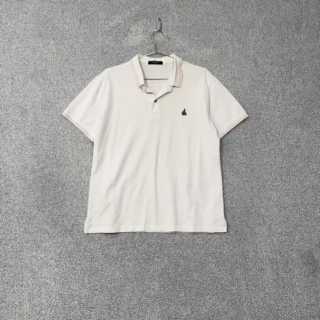 빈폴 로고 캐주얼 화이트 카라티 105 상품이미지1