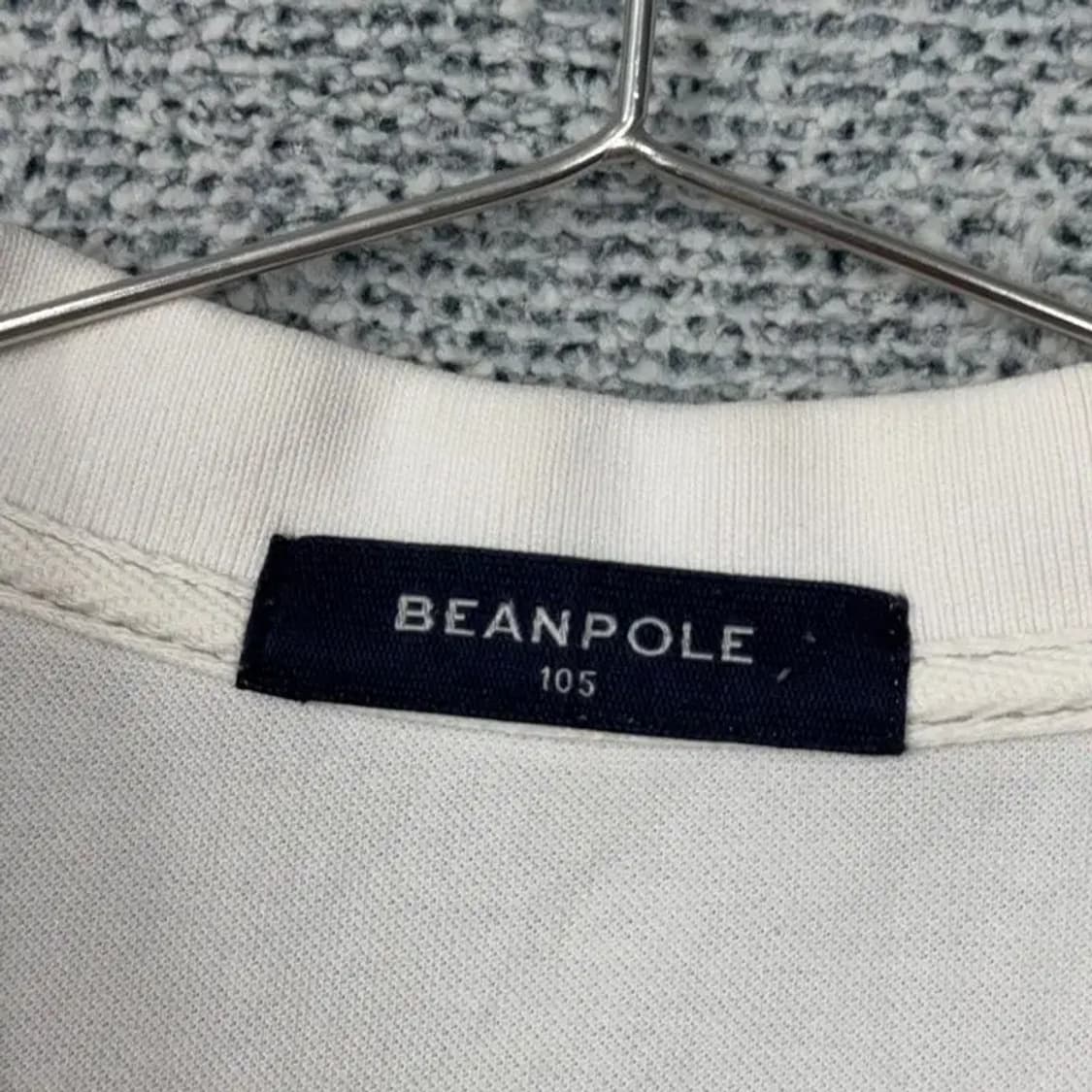 빈폴 로고 캐주얼 화이트 카라티 105 상품이미지5