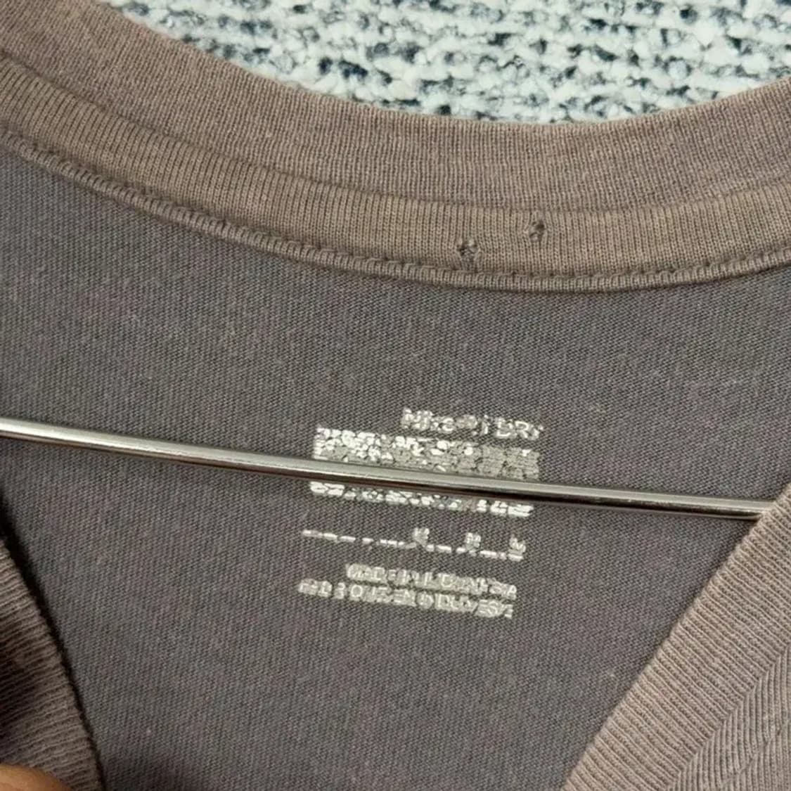 나이키 프린팅 빈티지 브라운 반팔 티 M-M-M 상품이미지3