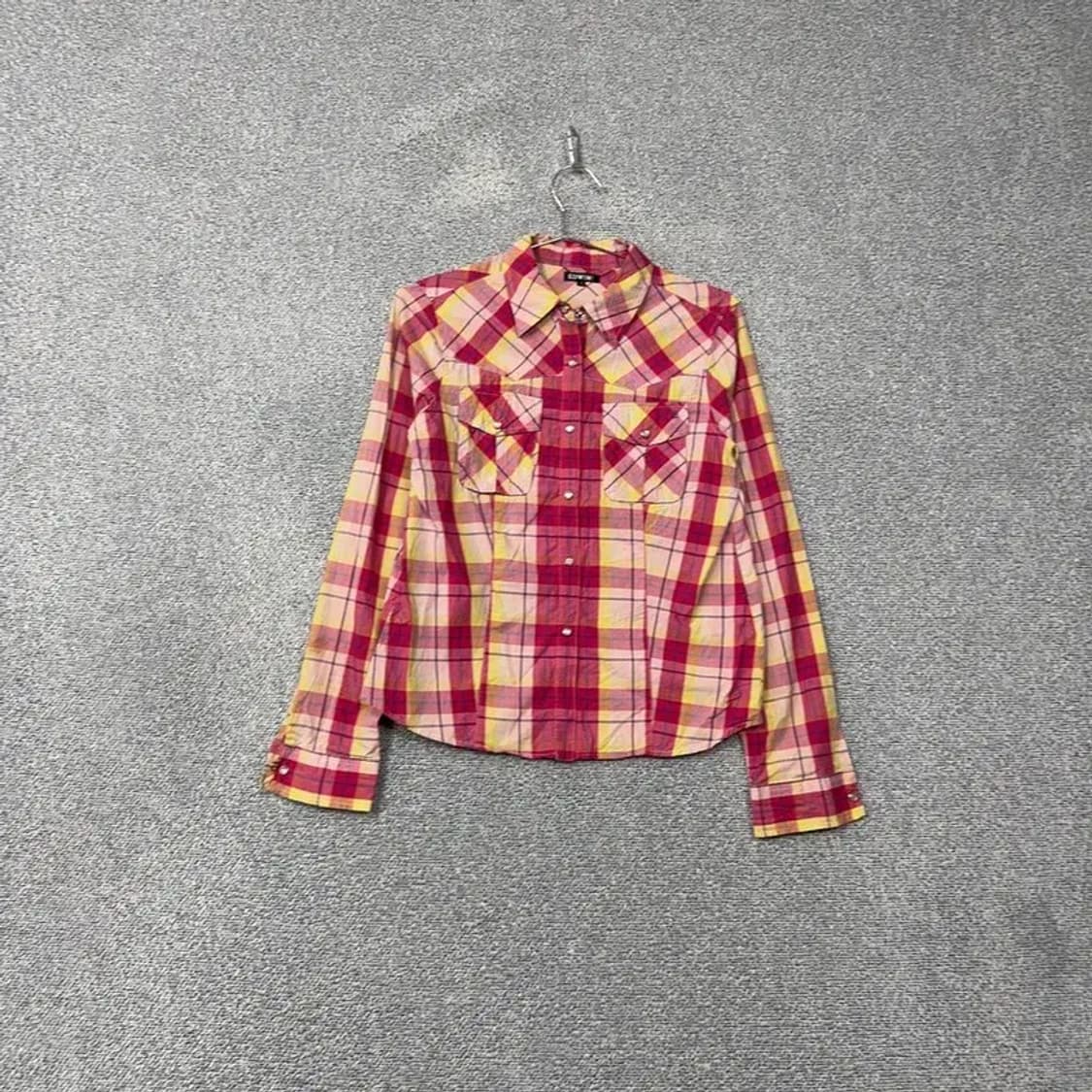 에드윈 체크 핑크 빈티지 플란넬 체크 셔츠 95 상품이미지1