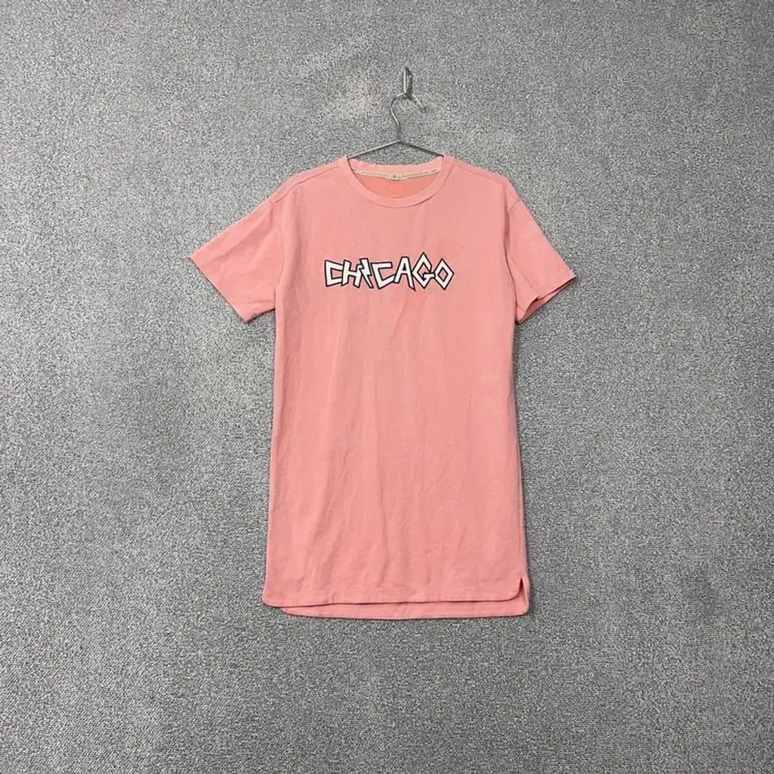 MLB 시카고 로고 연핑크 반팔 원피스 85 상품이미지1