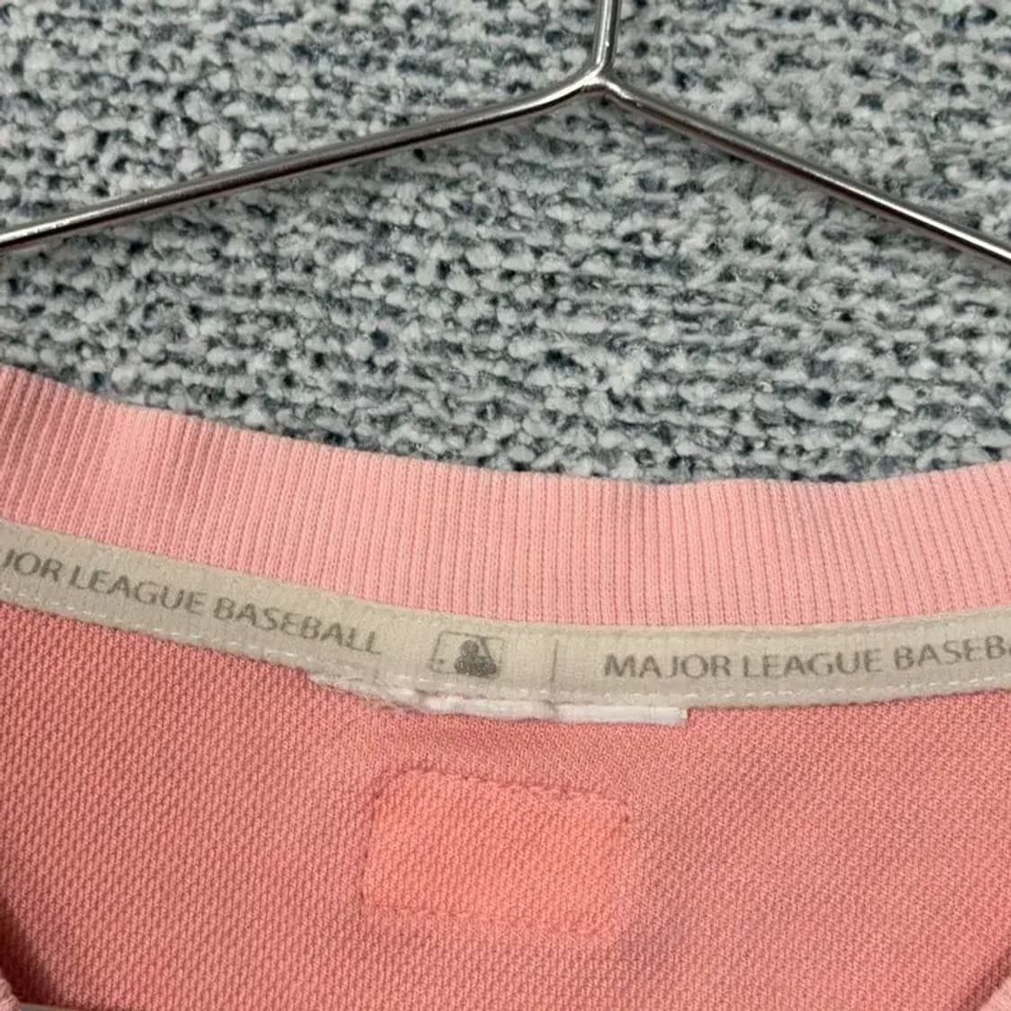 MLB 시카고 로고 연핑크 반팔 원피스 85 상품이미지5