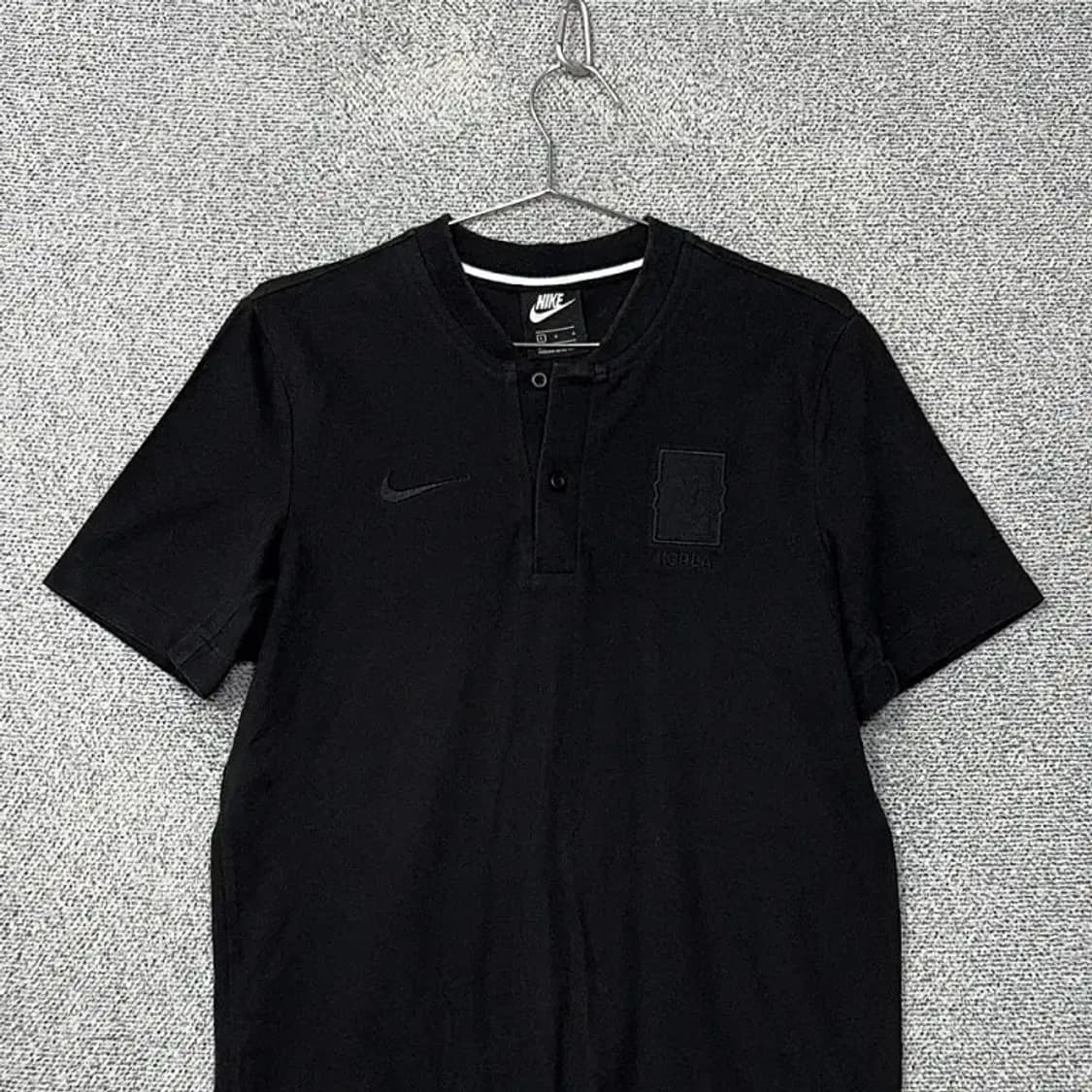 나이키 블랙 캐주얼 남성 반팔 카라티 L 상품이미지3