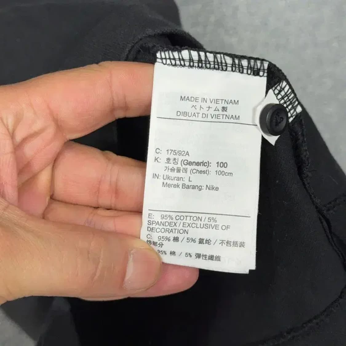 나이키 블랙 캐주얼 남성 반팔 카라티 L 상품이미지6