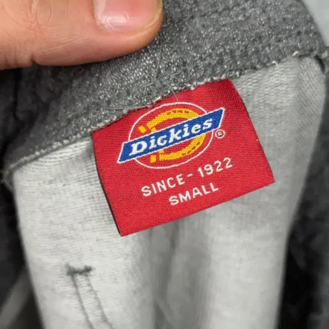 디키즈 그레이 로고 코튼 반바지 SMALL 상품이미지3