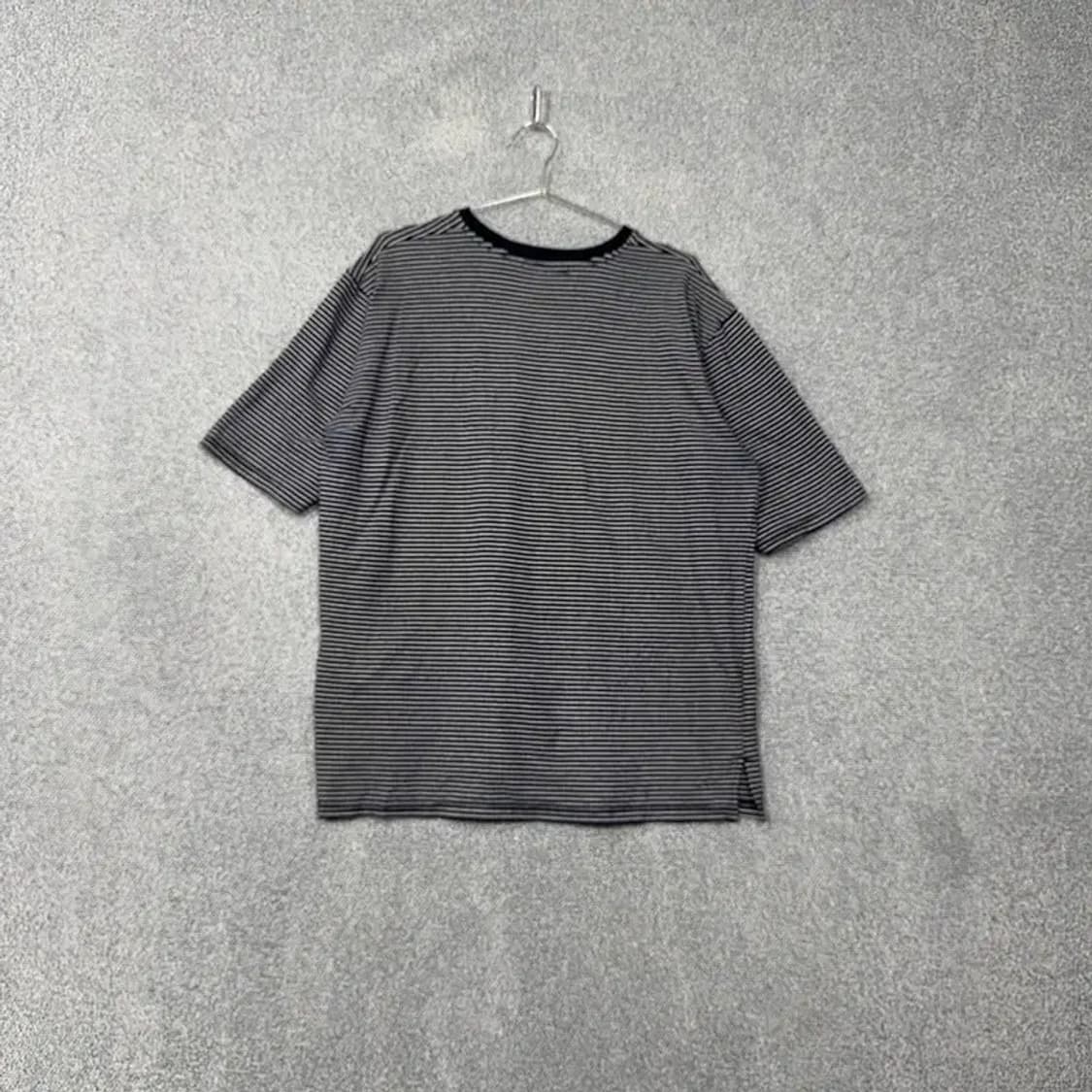 DOHC 캐주얼 단가라 스트라이프 반팔 티 105 상품이미지2