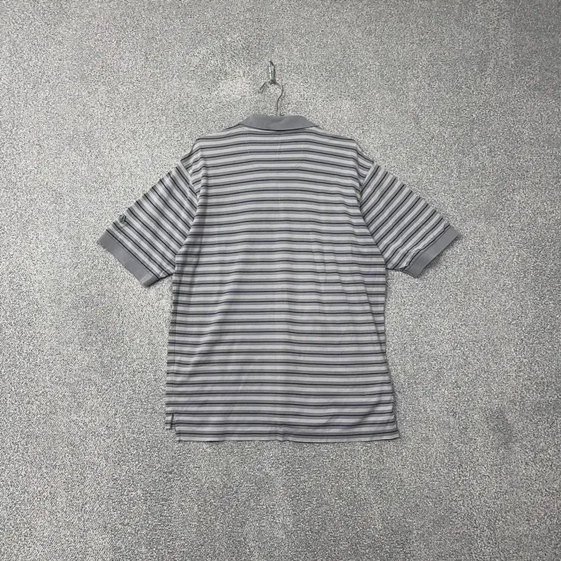 아디다스 스트라이프 라이트 그레이 반팔 카라티 L/G 상품이미지2