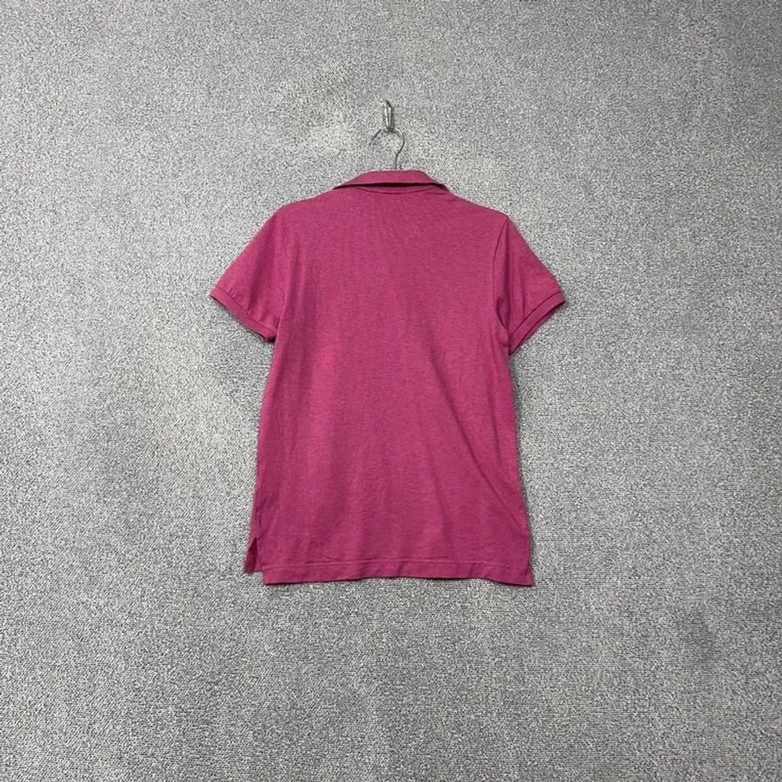 해지스 핑크 로고 캐주얼 반팔 카라티 100 상품이미지2