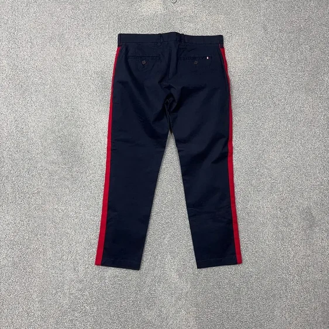 타미힐피거 커스텀핏 네이비 코튼 팬츠 32 32 상품이미지2