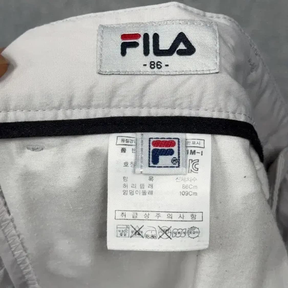 휠라 라이트 그레이 기능성 팬츠 34 상품이미지5