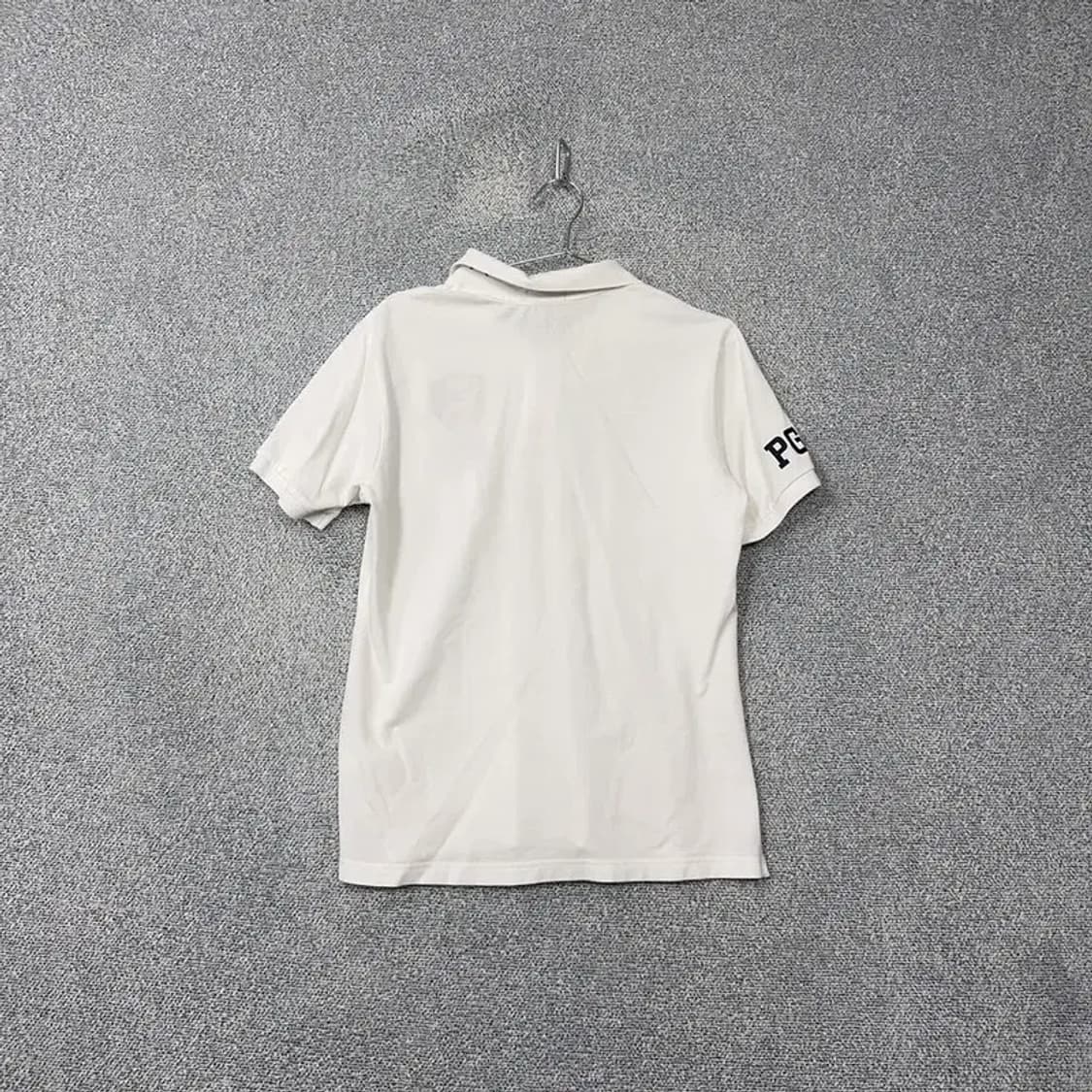 파리게이츠 골프 남성 화이트 반팔 카라티 100 상품이미지2