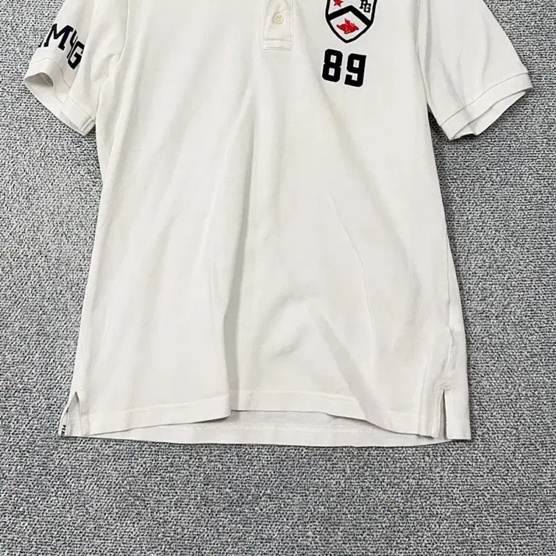 파리게이츠 골프 남성 화이트 반팔 카라티 100 상품이미지4