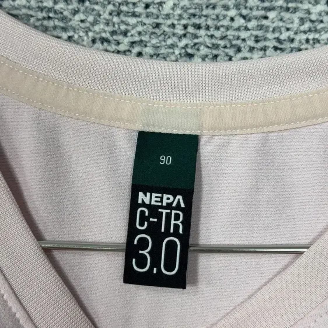 네파 남성 기능성 라이트 핑크 반팔 티 90 상품이미지6