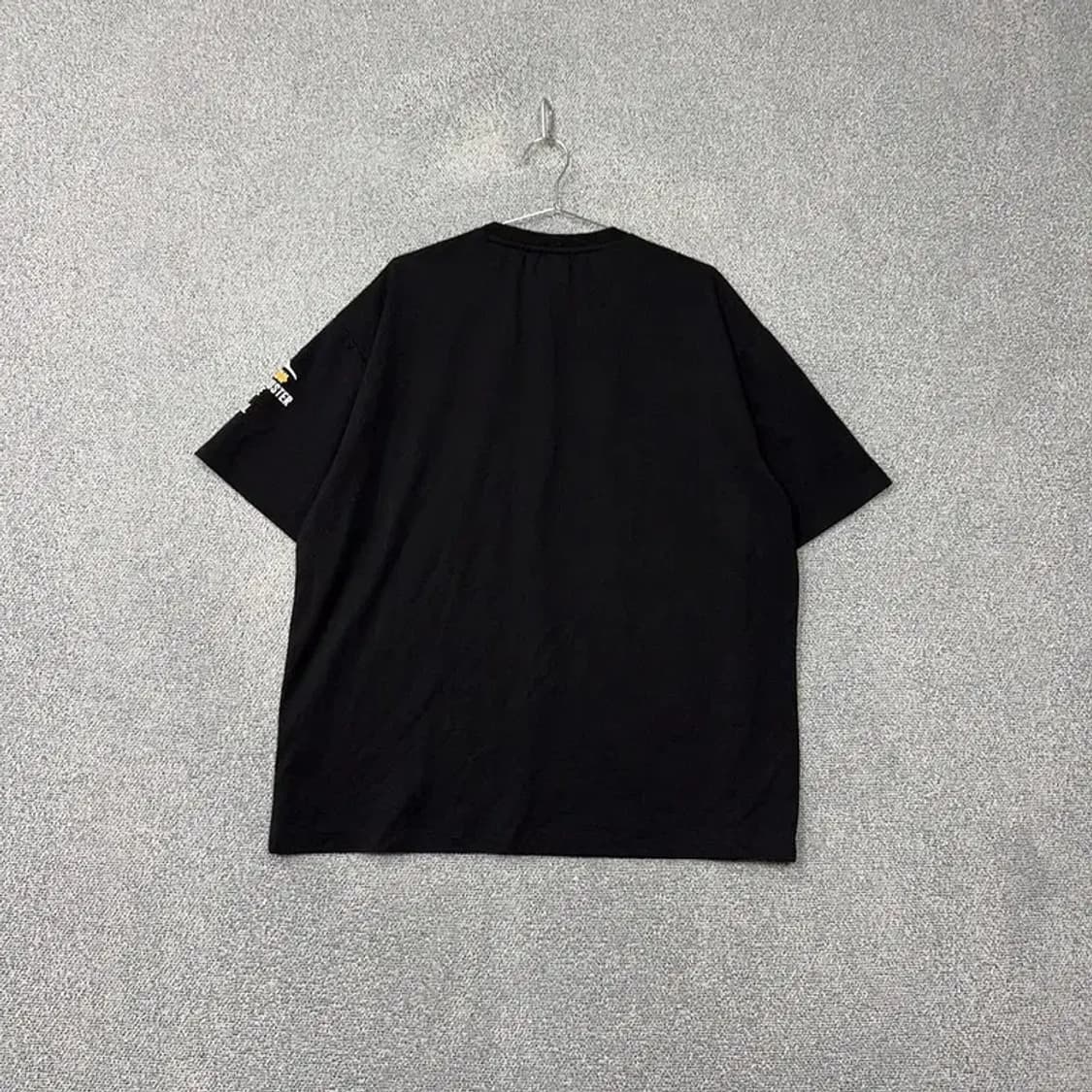 버커버스터 남성 오버핏 프린팅 블랙 반팔 티 110 상품이미지2