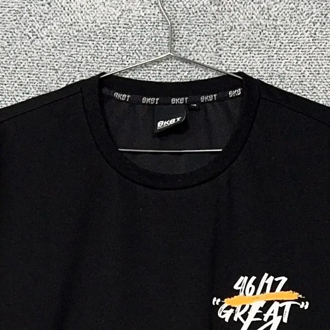 버커버스터 남성 오버핏 프린팅 블랙 반팔 티 110 상품이미지3