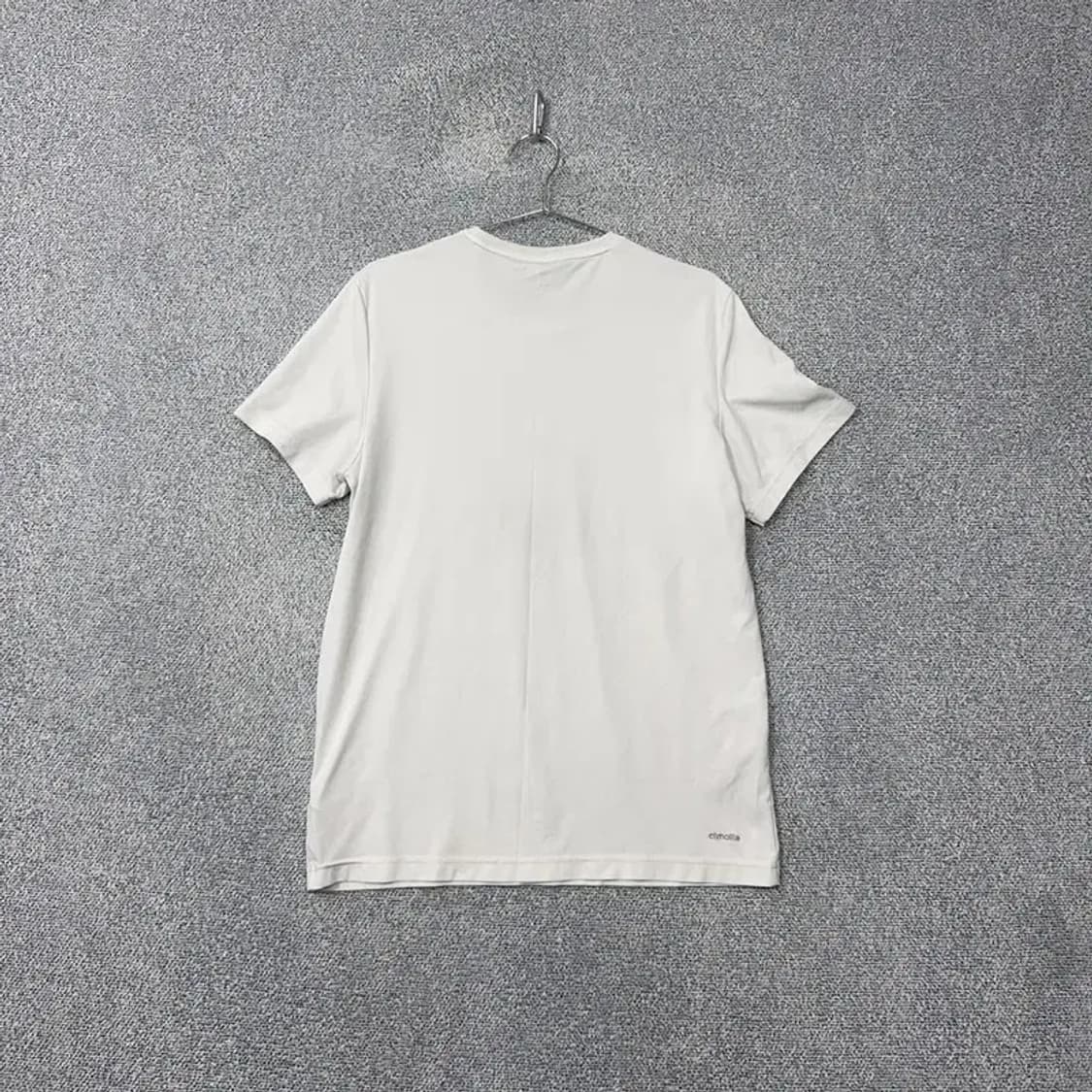 아디다스 삼각로고 테니스 기능성 화이트 반팔 티 110 상품이미지2