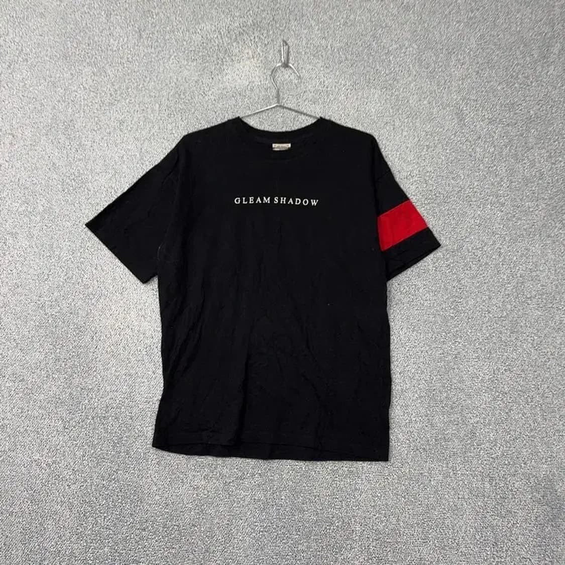 소버먼트 프린팅 블랙 반팔 티 S 상품이미지1