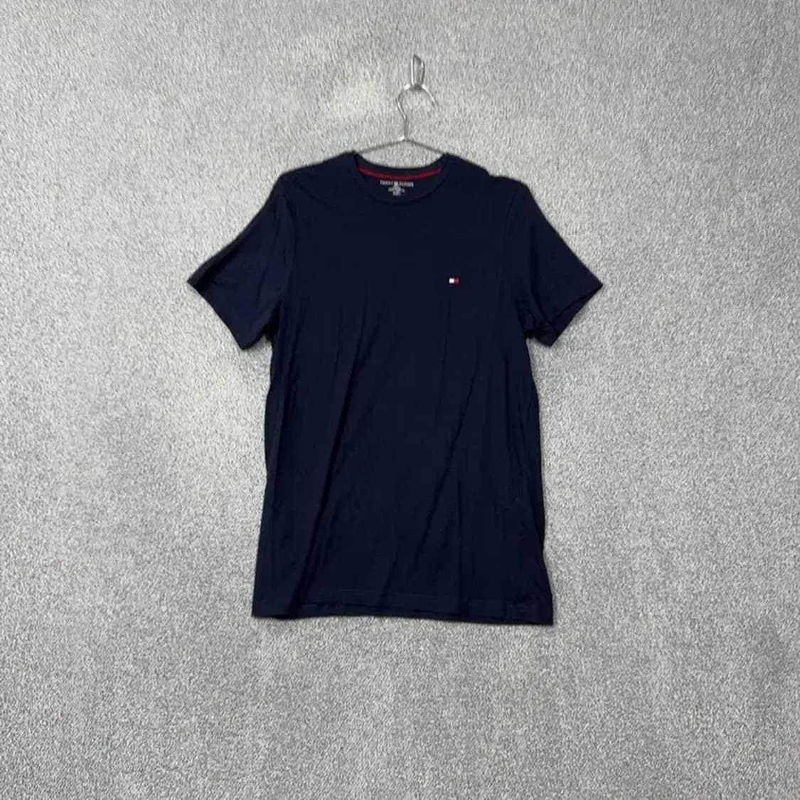 타미힐피거 네이비 로고 코튼 반팔 티 S 상품이미지1