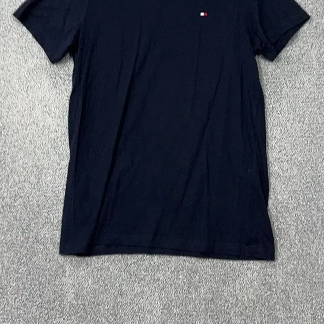 타미힐피거 네이비 로고 코튼 반팔 티 S 상품이미지4