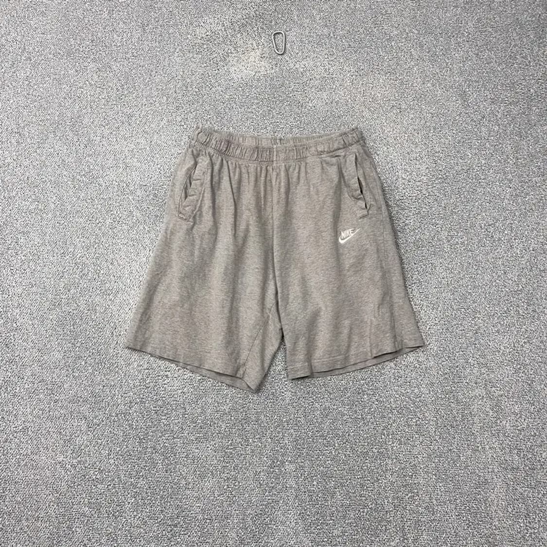 나이키 라이트 그레이 로고 코튼 반바지 L 상품이미지1