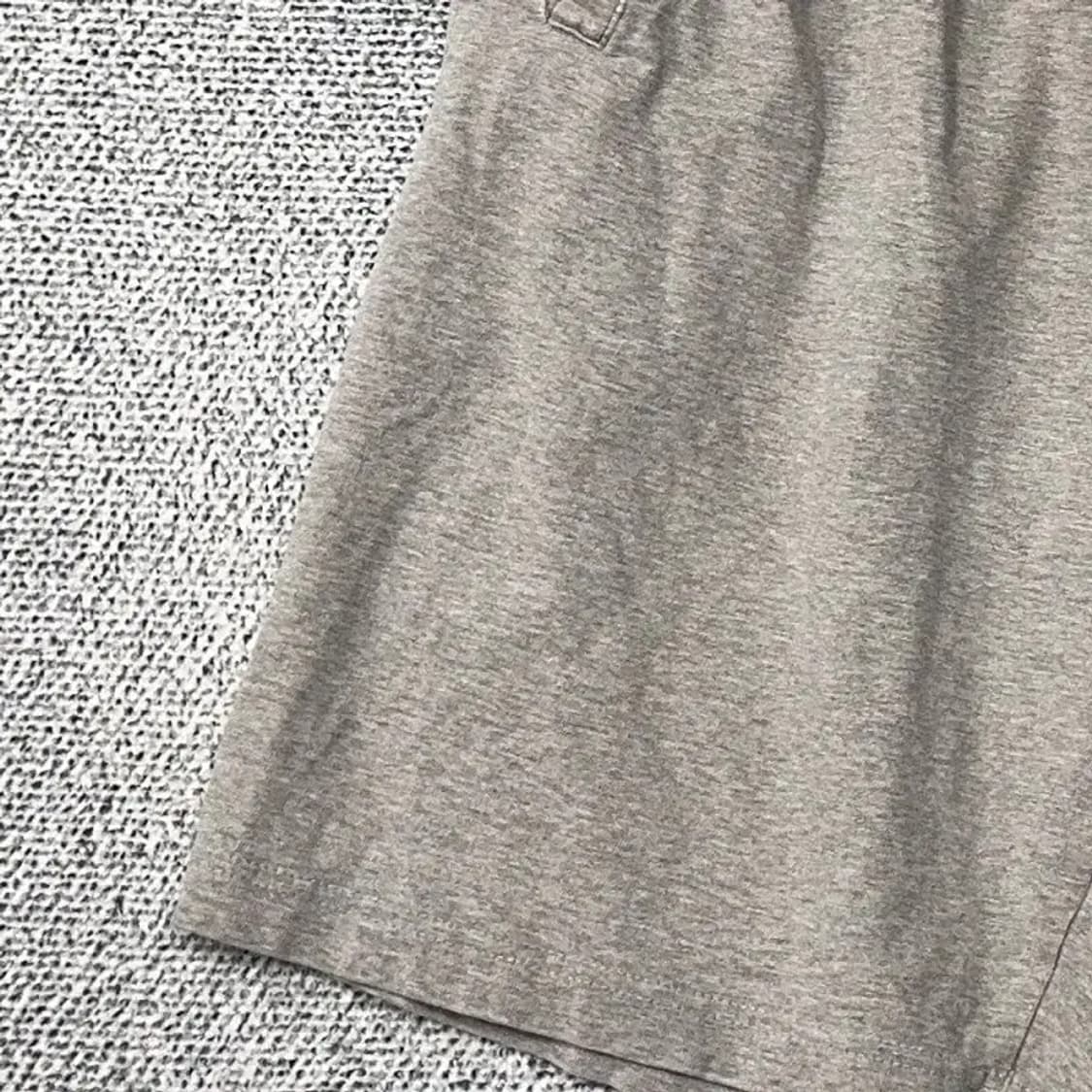 나이키 라이트 그레이 로고 코튼 반바지 L 상품이미지3