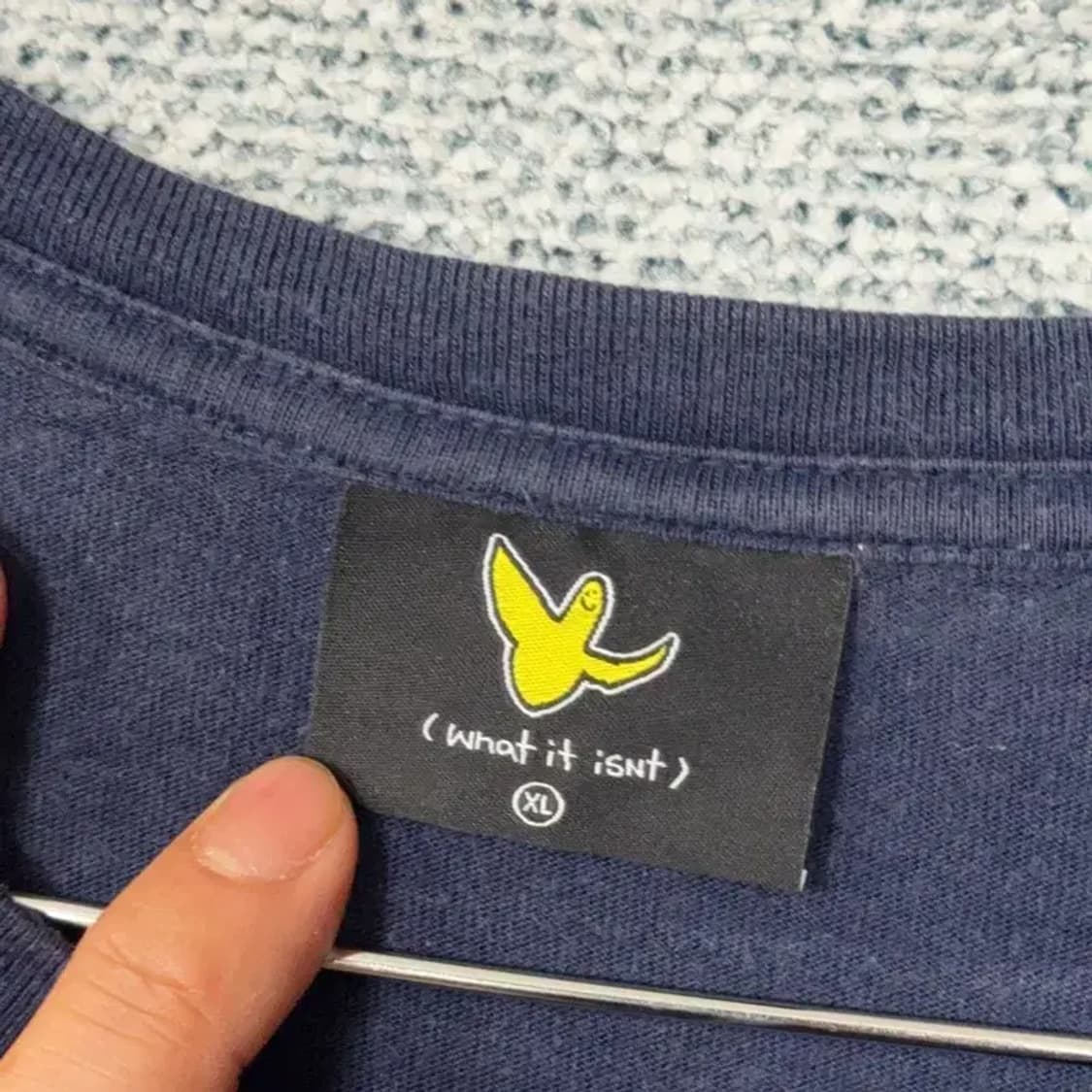 마크곤잘레스 로고 프린팅 네이비 반팔 티 XL 상품이미지4