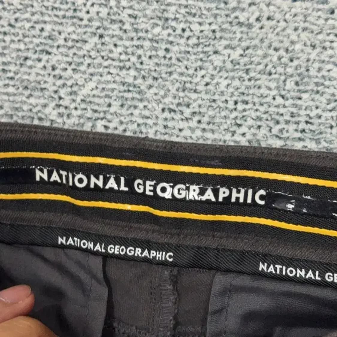 내셔널지오그래픽 블랙 로고 기능성 팬츠 67 상품이미지5