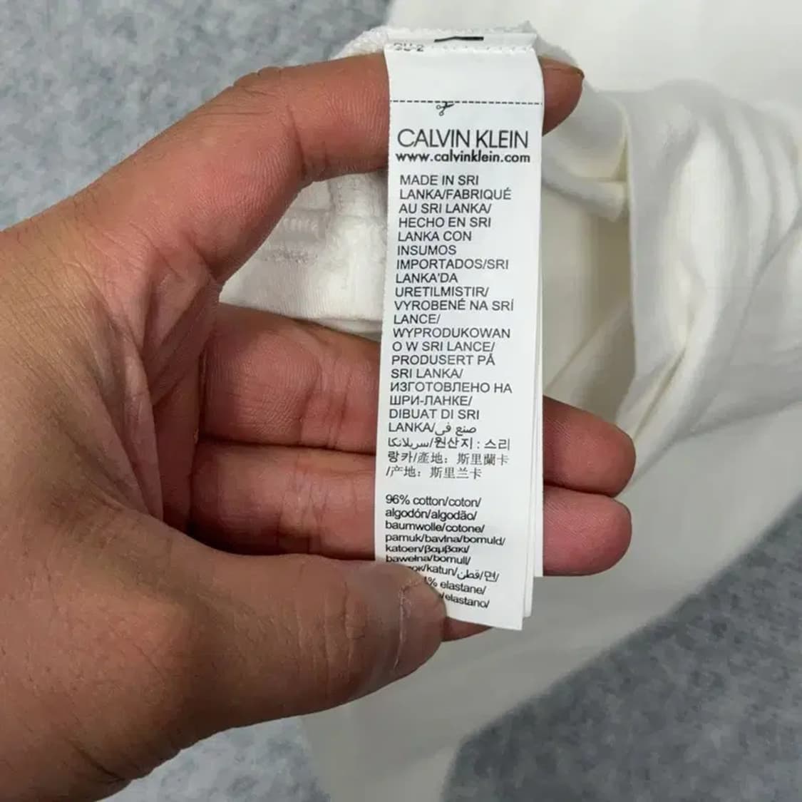 캘빈클라인 프린팅 로고 반팔 티 L/G 상품이미지4