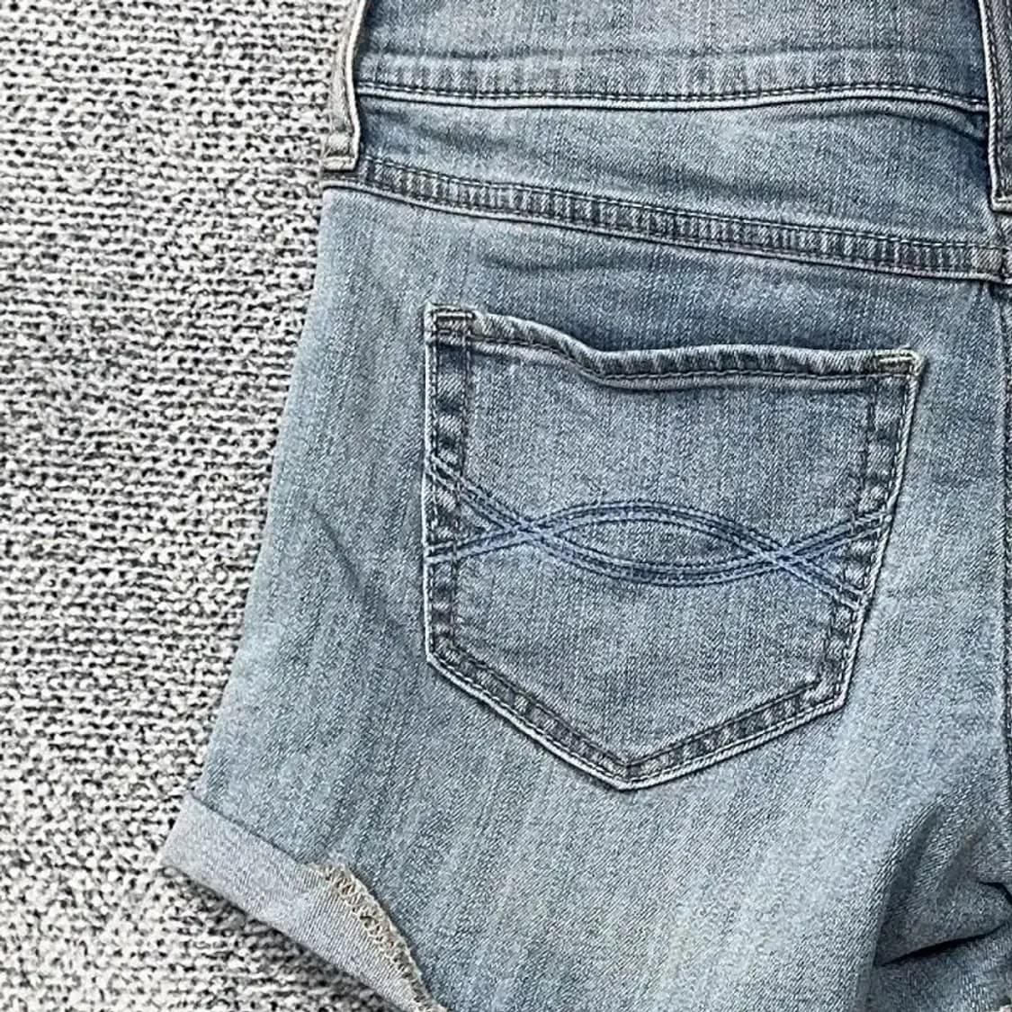 아베크롬비 라이트 블루 데님 반바지 25 상품이미지4