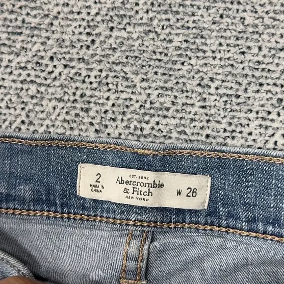 아베크롬비 라이트 블루 데님 반바지 25 상품이미지5