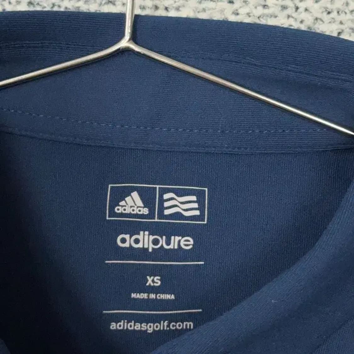 [새상품]아디다스 네이비 긴팔 골프 기능성 카라티 XS 상품이미지3