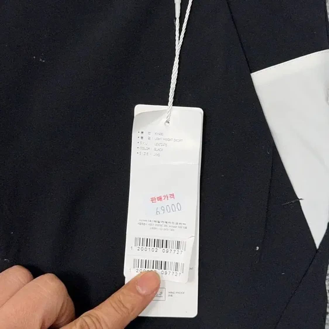 [새상품]테일러메이드 골프 기능성 블랙 미니스커트 J/XS 상품이미지4