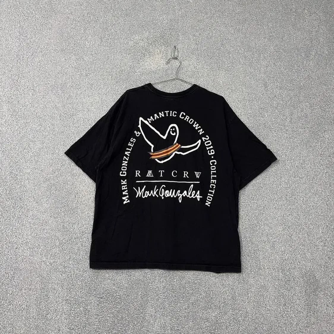 로맨틱 크라운 오버핏 로고 반팔티 L 상품이미지2