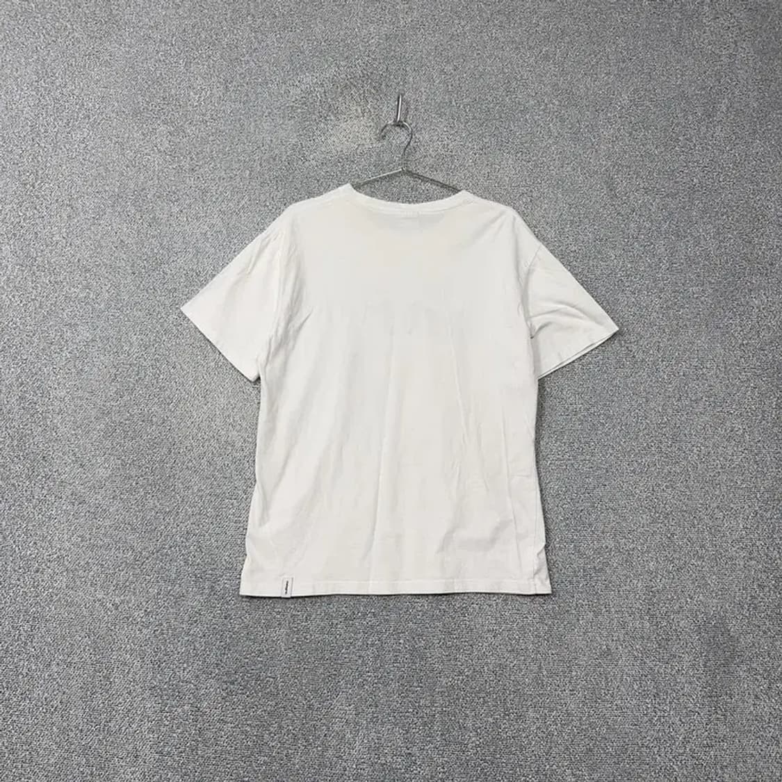 마하그리드 프린팅 화이트 반팔 티 S 상품이미지2